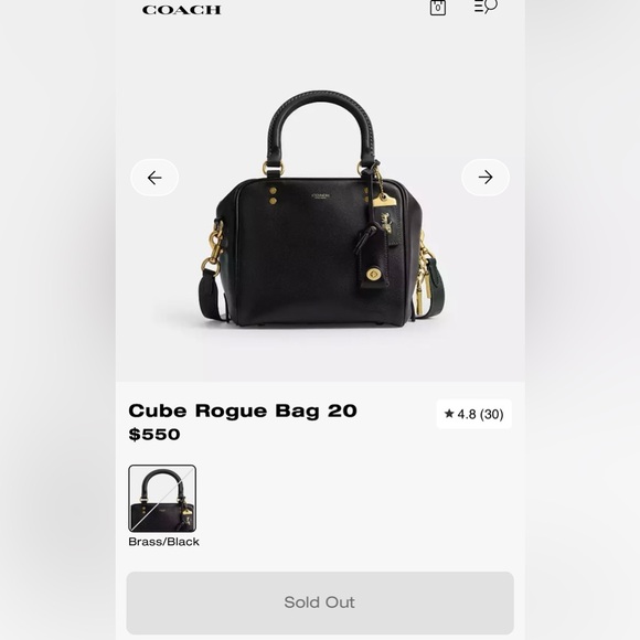 Coach Cube Rogue Bag 20 - Picture 14 of 14